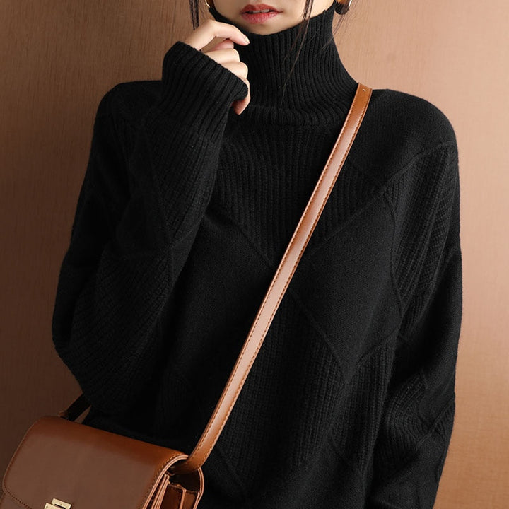 NeeltjesSweater I Pullover with Collar for Women