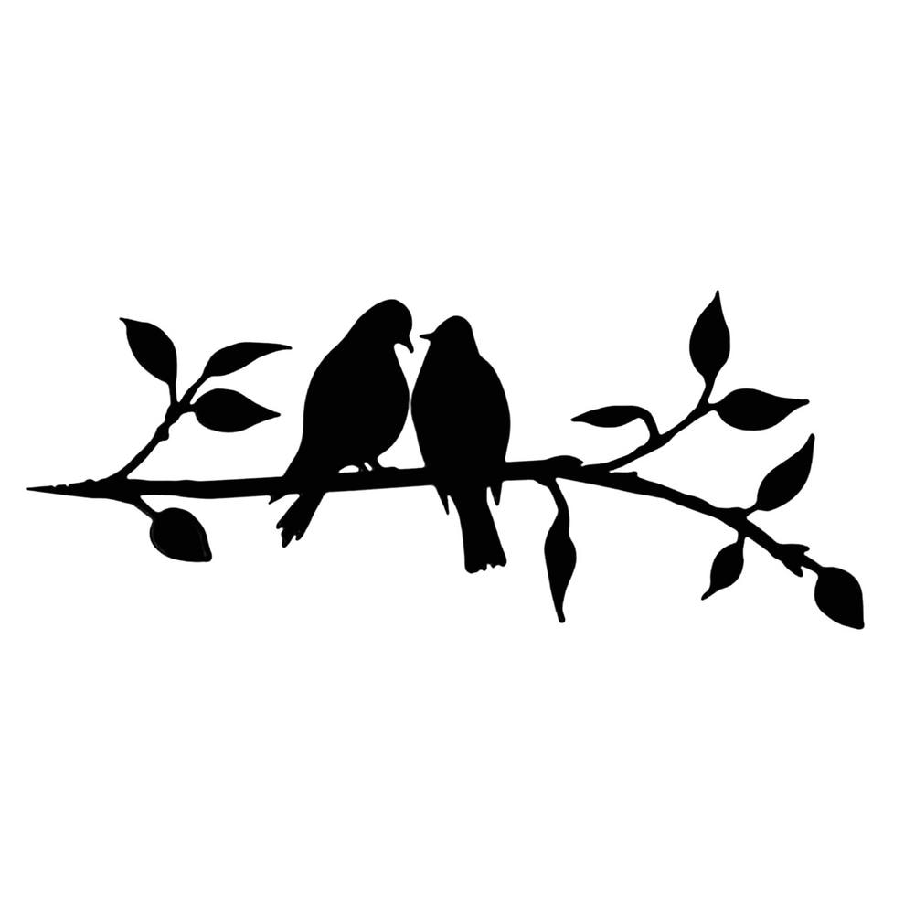 Garden Decoration | Metal Bird Silhouette – Backyard Art