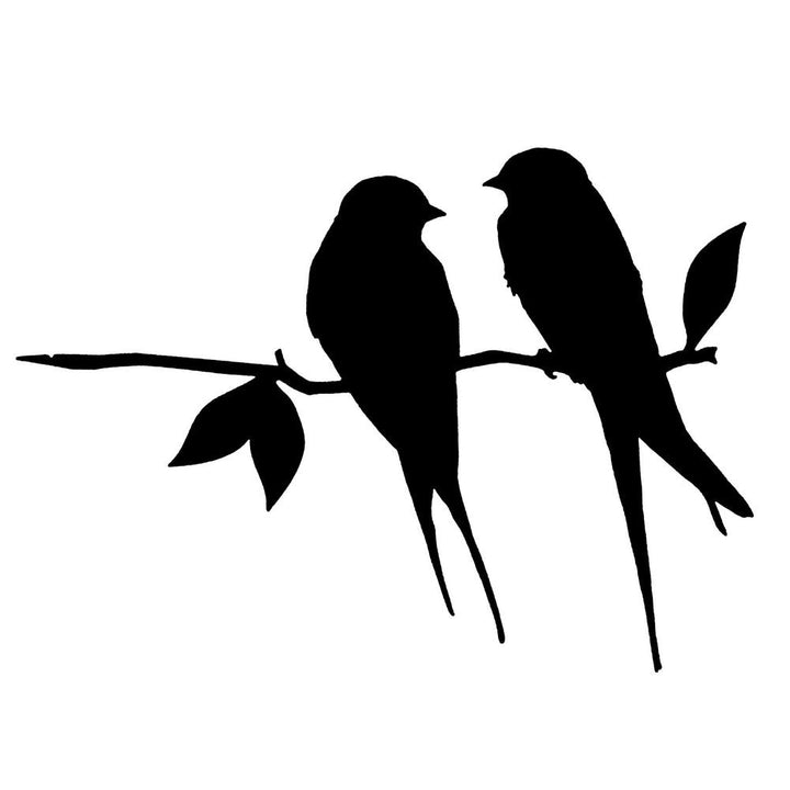 Garden Decoration | Metal Bird Silhouette – Backyard Art