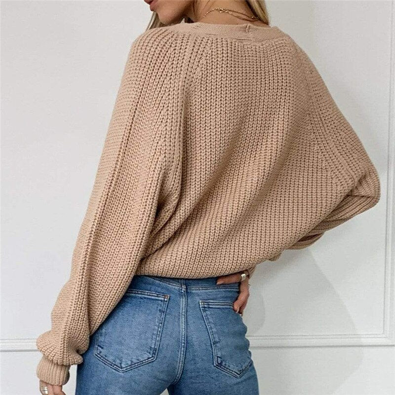 Mayra | Knotted cardigan or loose sweater for women's fashion