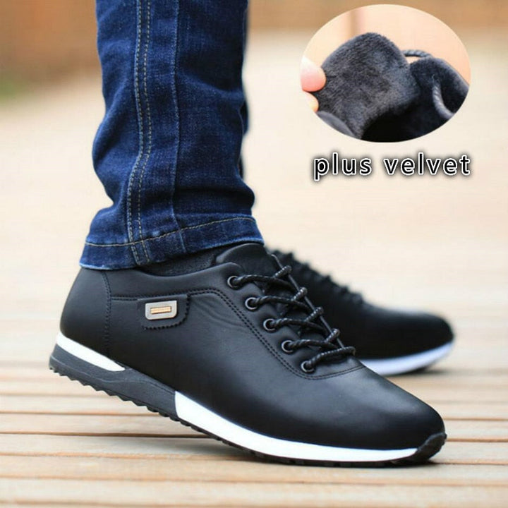 Velvet | Casual sneakers with velvet lining for men