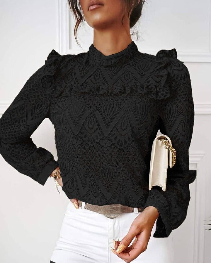 LisaBlouse I Blouse with Ruffles for Women