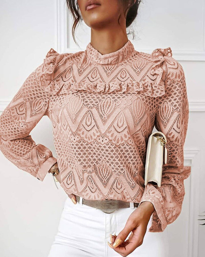 LisaBlouse I Blouse with Ruffles for Women