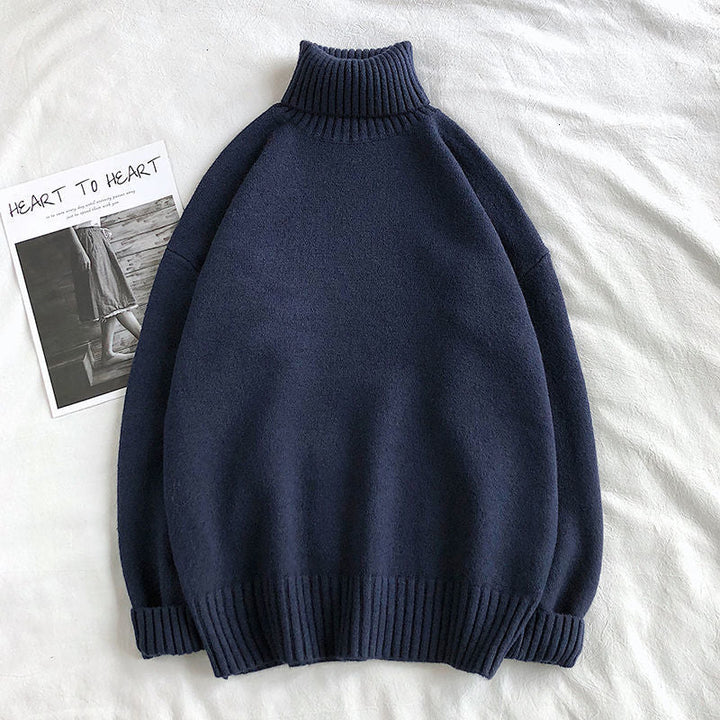 Jersey de cuello alto | Jersey de cuello alto cálido para hombre