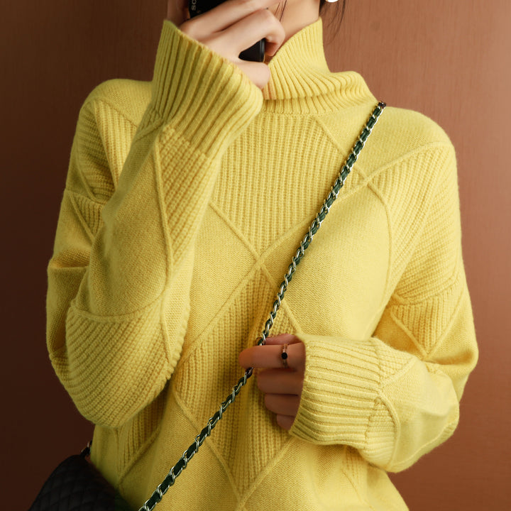 NeeltjesSweater I Pullover with Collar for Women