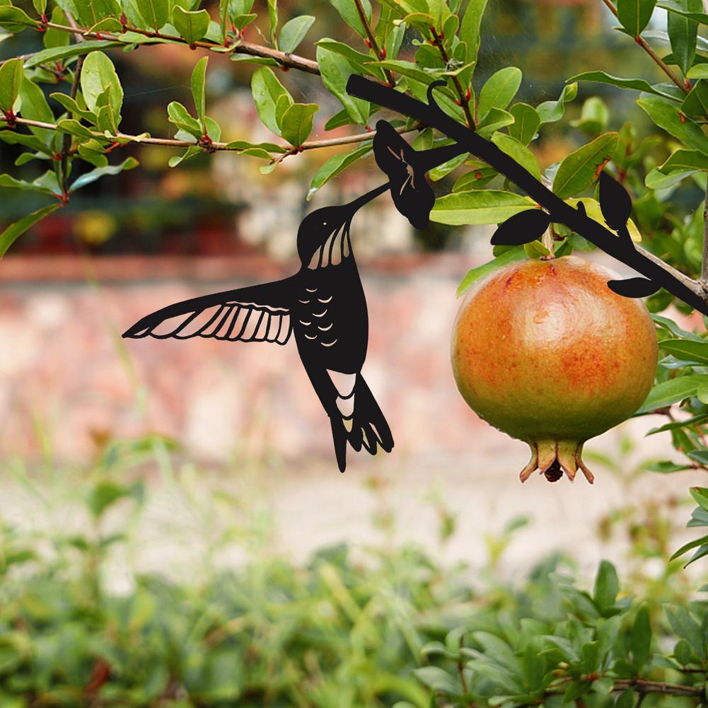 Garden Decoration | Metal Bird Silhouette – Backyard Art