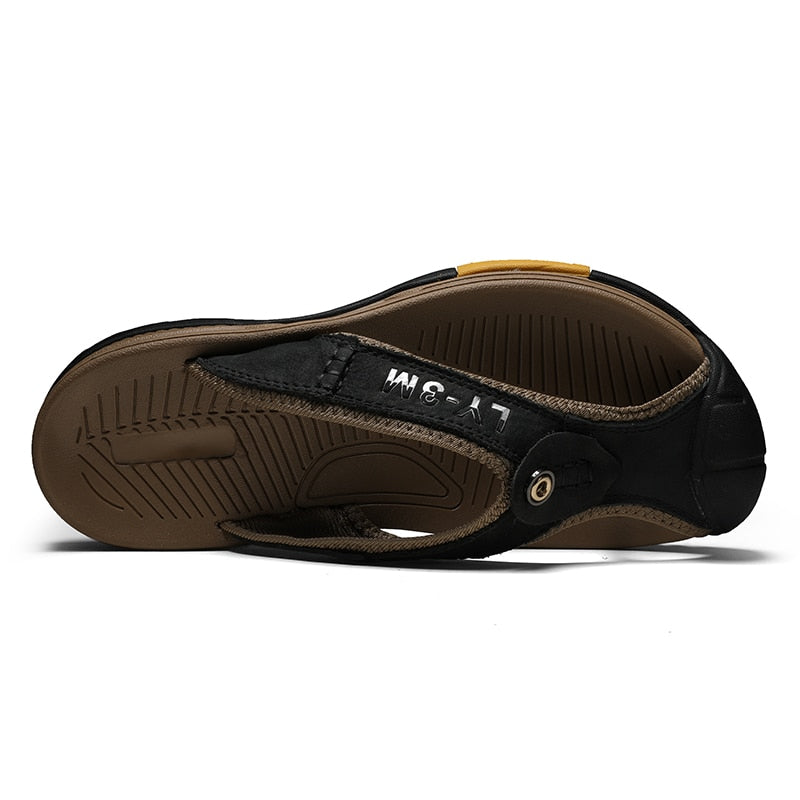 Leo leather sandals | Men's sandals made of genuine cowhide leather