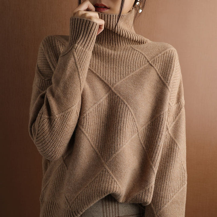 NeeltjesSweater I Pullover with Collar for Women