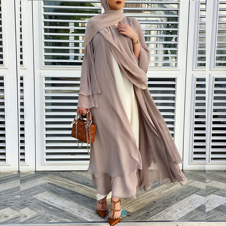 Open Amina Abaya with Hijab | A Beautiful and Airy Abaya