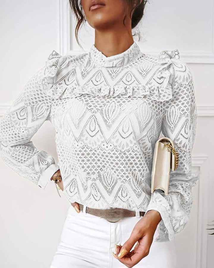 LisaBlouse I Blouse with Ruffles for Women