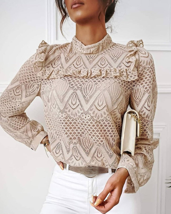 LisaBlouse I Blouse with Ruffles for Women