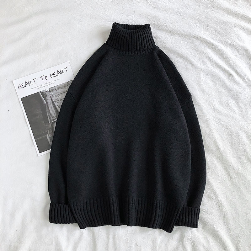 Jersey de cuello alto | Jersey de cuello alto cálido para hombre