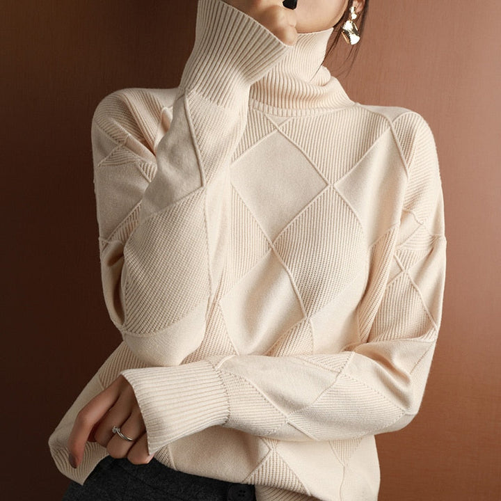 NeeltjesSweater I Pullover with Collar for Women
