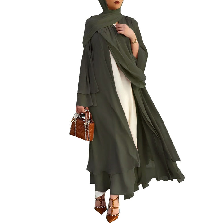 Open Amina Abaya with Hijab | A Beautiful and Airy Abaya