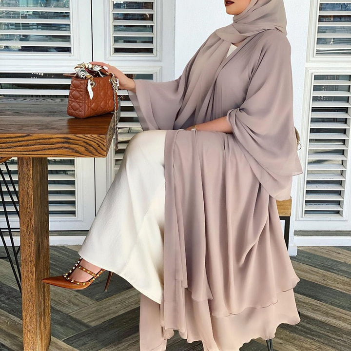 Open Amina Abaya with Hijab | A Beautiful and Airy Abaya
