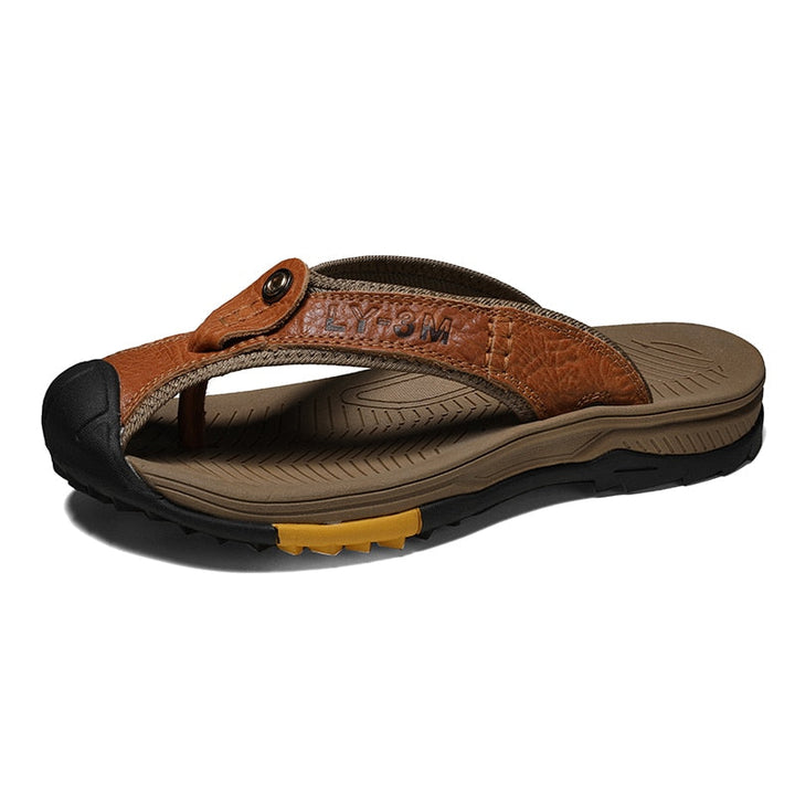 Leo leather sandals | Men's sandals made of genuine cowhide leather