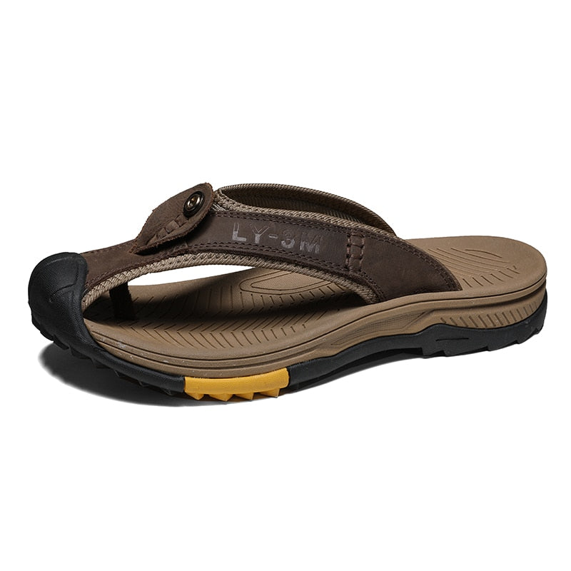 Leo leather sandals | Men's sandals made of genuine cowhide leather