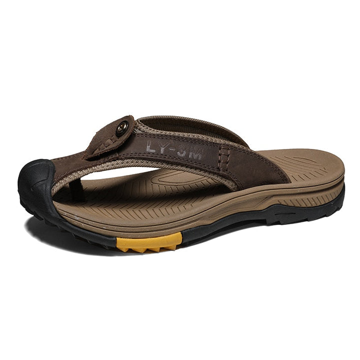 Leo leather sandals | Men's sandals made of genuine cowhide leather