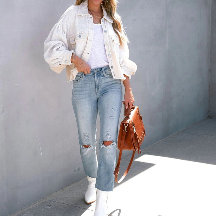 NomiesJacket | Jacket with Puff Sleeves for Women
