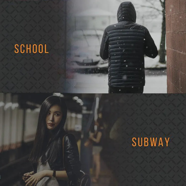 intelligent heating jacket | USB thermostat jacket