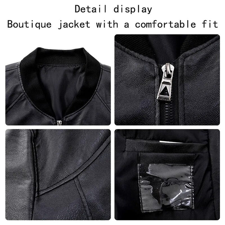 Biker Jacket|Leather Bomber Jacket