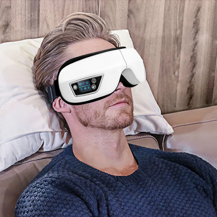 6D øyemassasjeapparat | Smart luftpute vibrasjon øyepleie