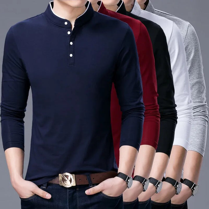 Casual shirt | Comfortable cotton with long sleeves