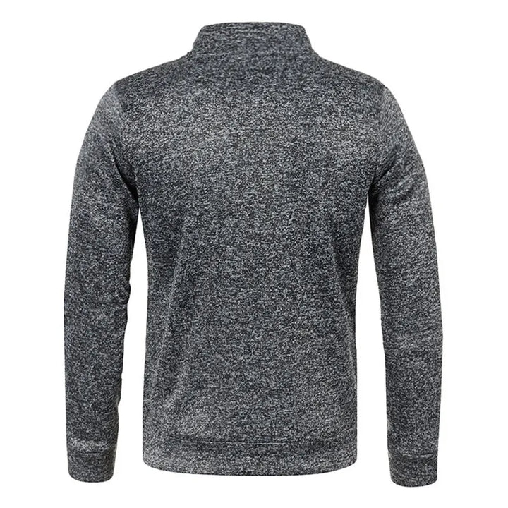 Rullekravepullover med lynlås | Tykkere pullover med halv lynlås