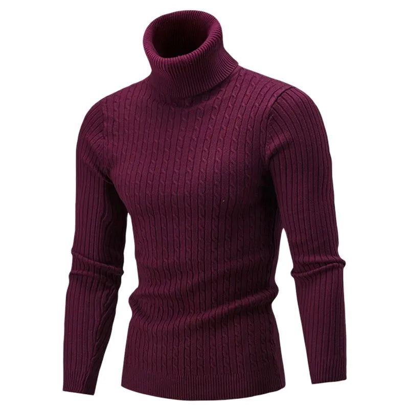 Slim Turtleneck Sweater | Stylish Knit Sweater