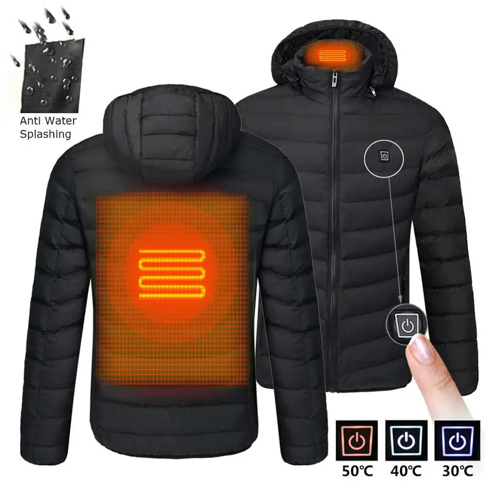 intelligent heating jacket | USB thermostat jacket