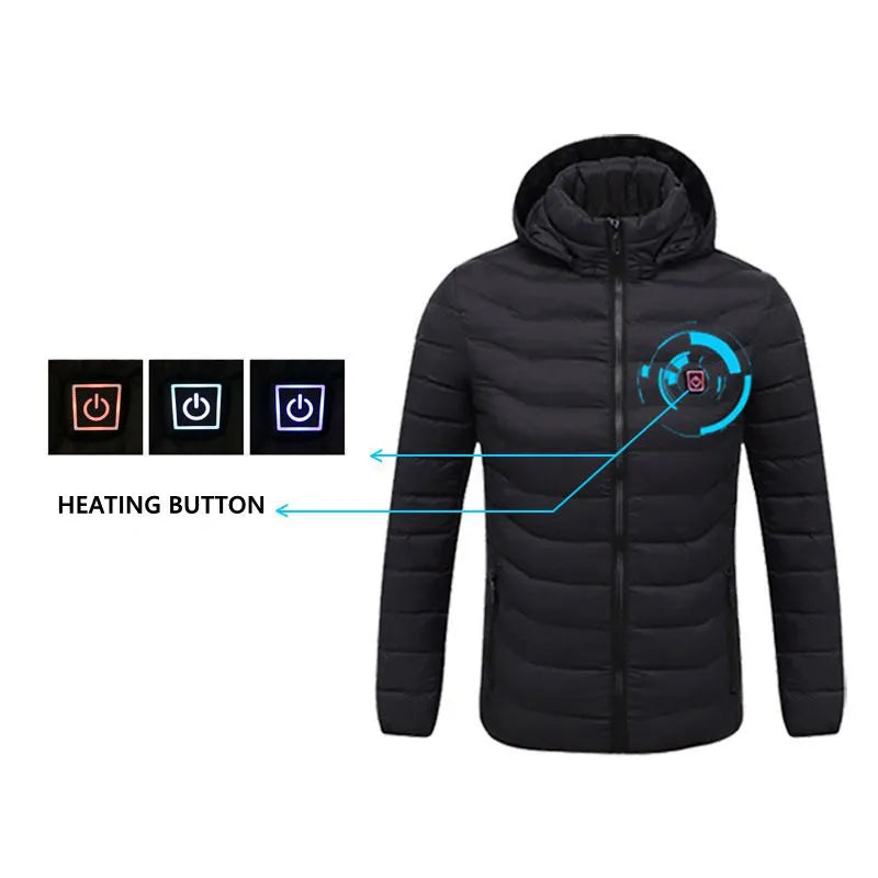 intelligent heating jacket | USB thermostat jacket
