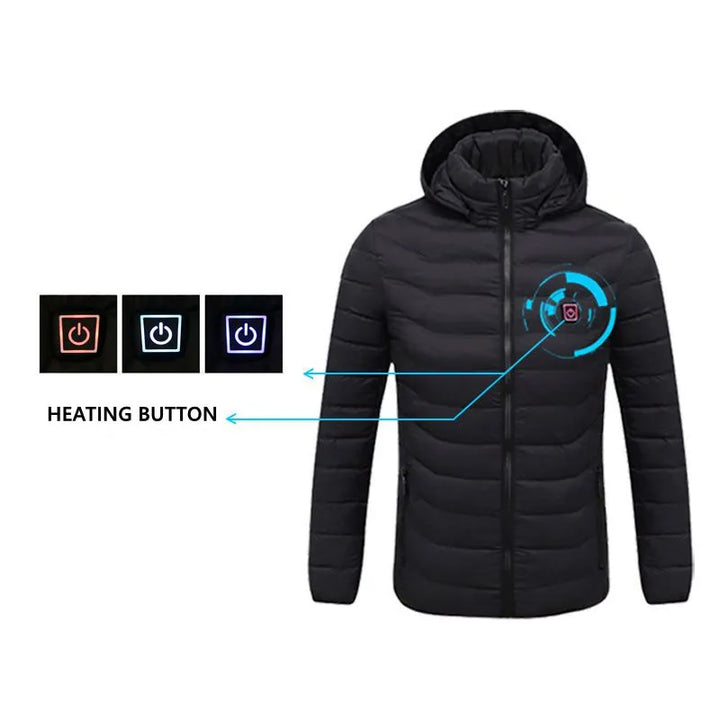 intelligent heating jacket | USB thermostat jacket