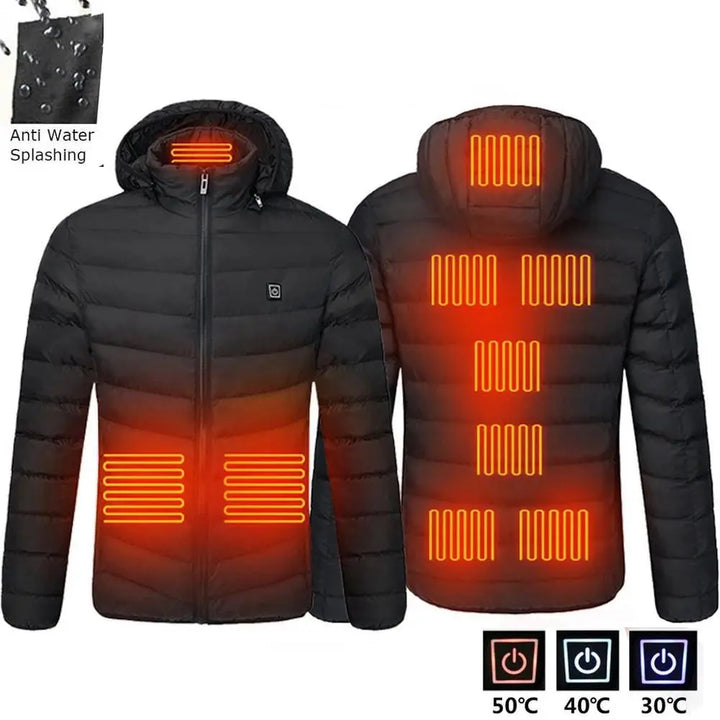 intelligent heating jacket | USB thermostat jacket