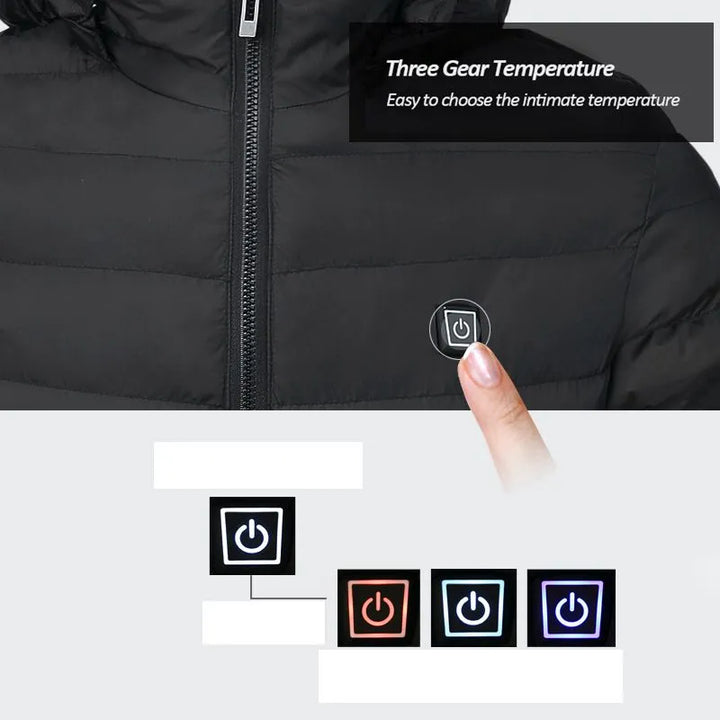 intelligent heating jacket | USB thermostat jacket