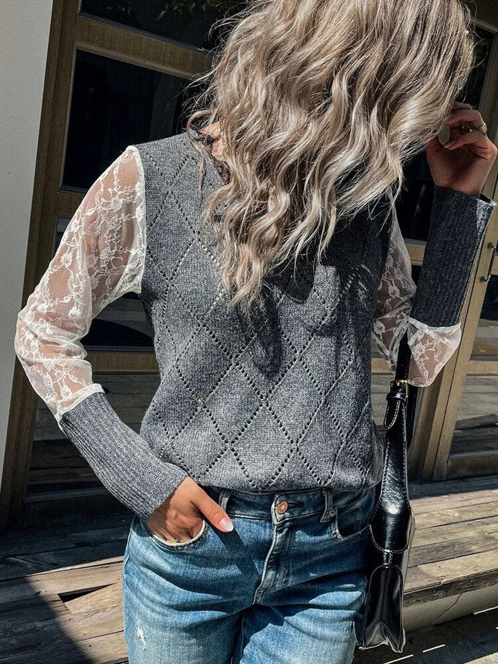 LinekkesShirt | Pullover with V-neck for Women