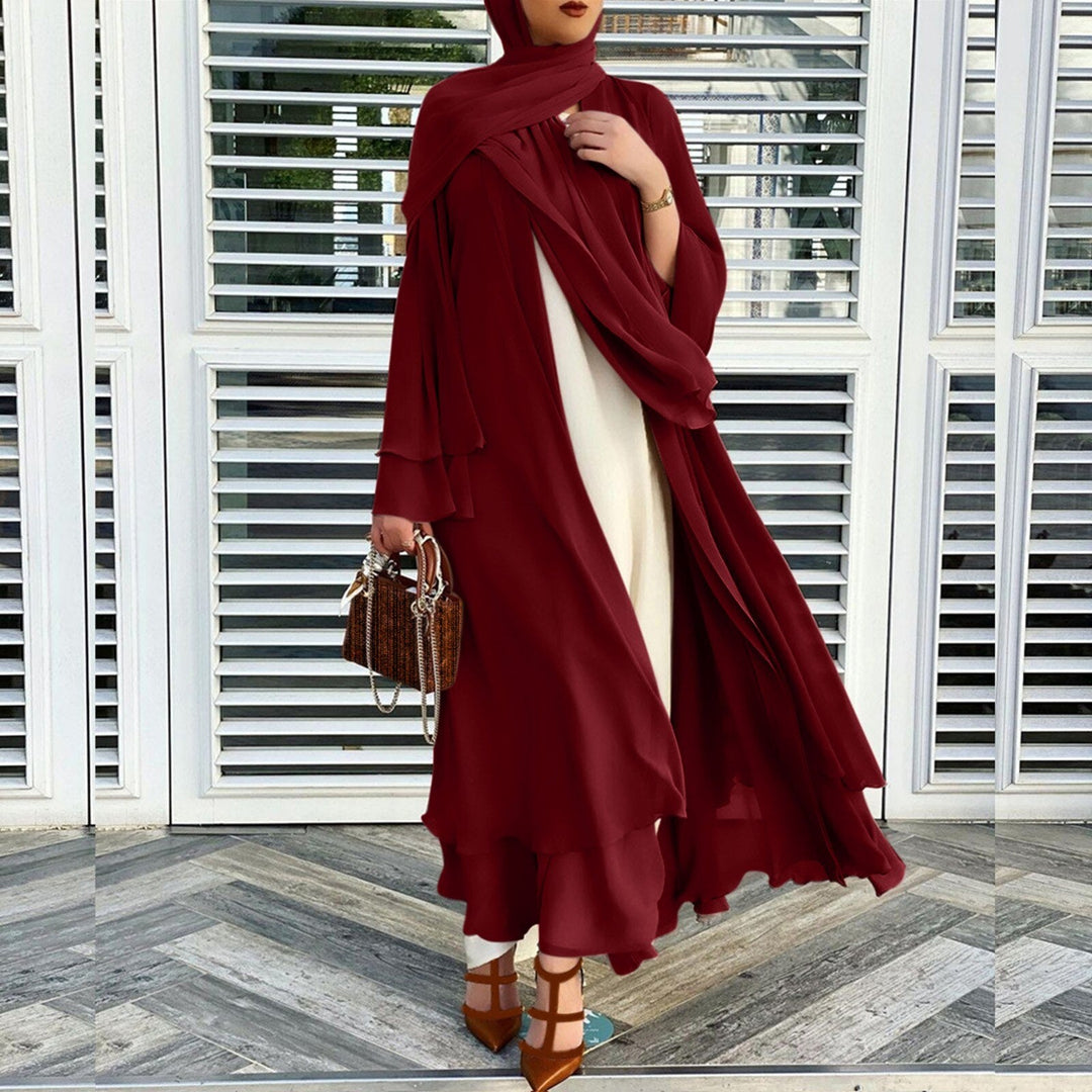 Open Amina Abaya with Hijab | A Beautiful and Airy Abaya