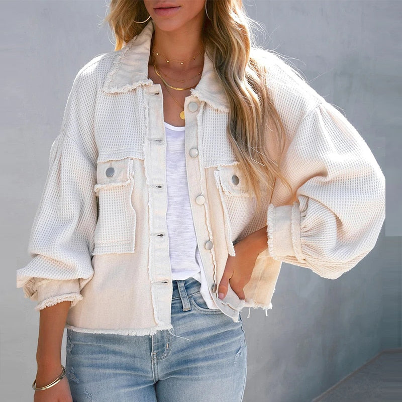 NomiesJacket | Jacket with Puff Sleeves for Women