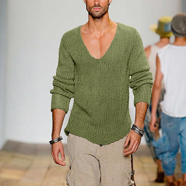 Victor V-Pullover | Casual and summery pullover with deep neckline