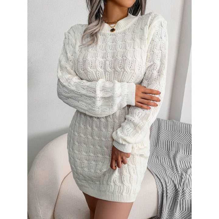 Knitted sexy dress