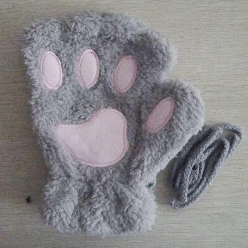 Kitty handsker | Søde fingerløse handsker
