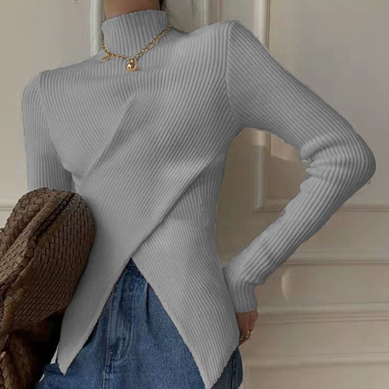 Ollies pullover | Rullekravepullover til kvinder