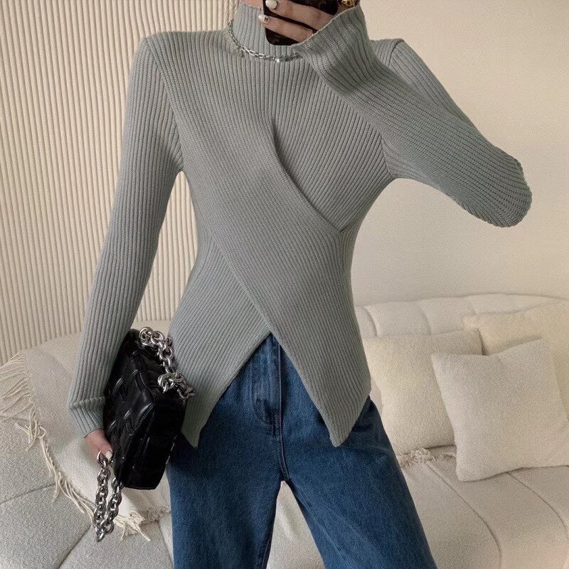 Ollies pullover | Rullekravepullover til kvinder