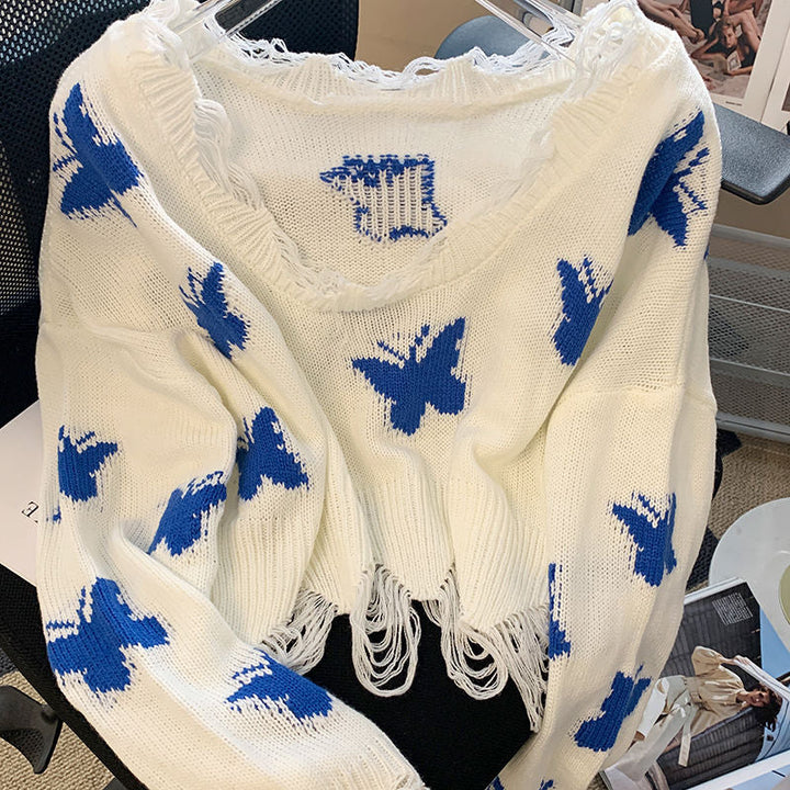 ButterflySweater: Pullover für Frauen - Fiadora