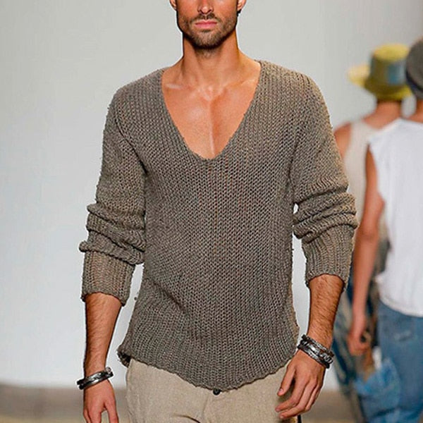 Victor V-Pullover | Casual and summery pullover with deep neckline