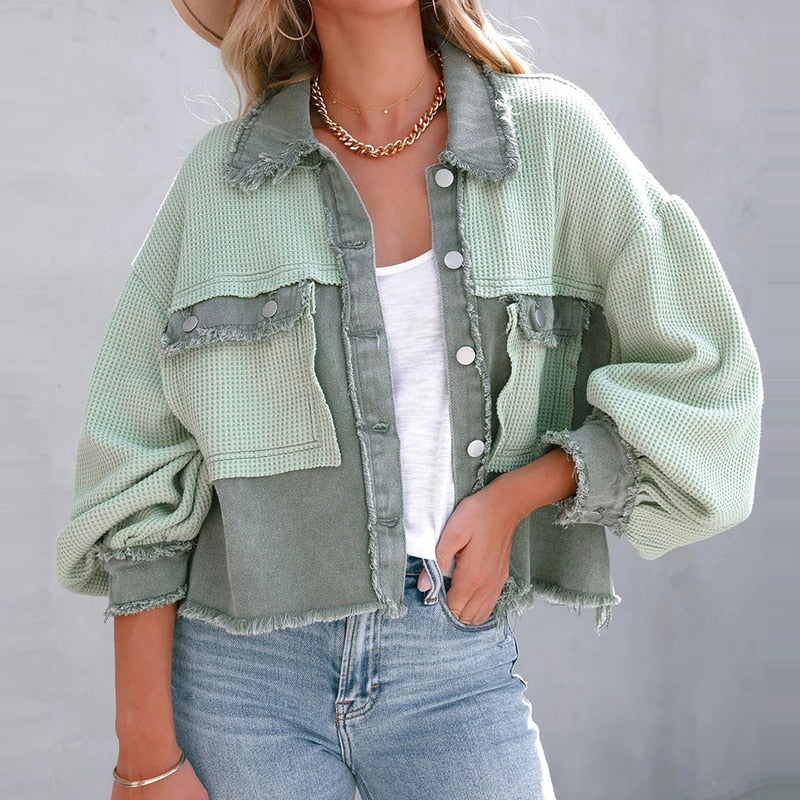 NomiesJacket | Jacket with Puff Sleeves for Women