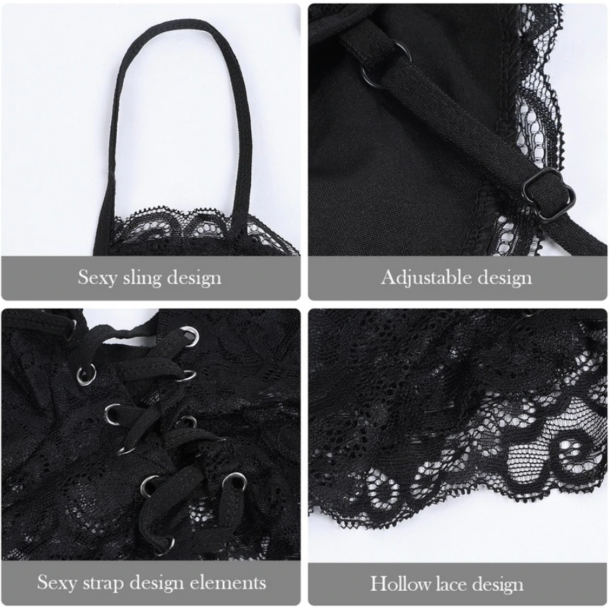 Kylie Spitzen-Bralette | Un top femenino sexy y elegante