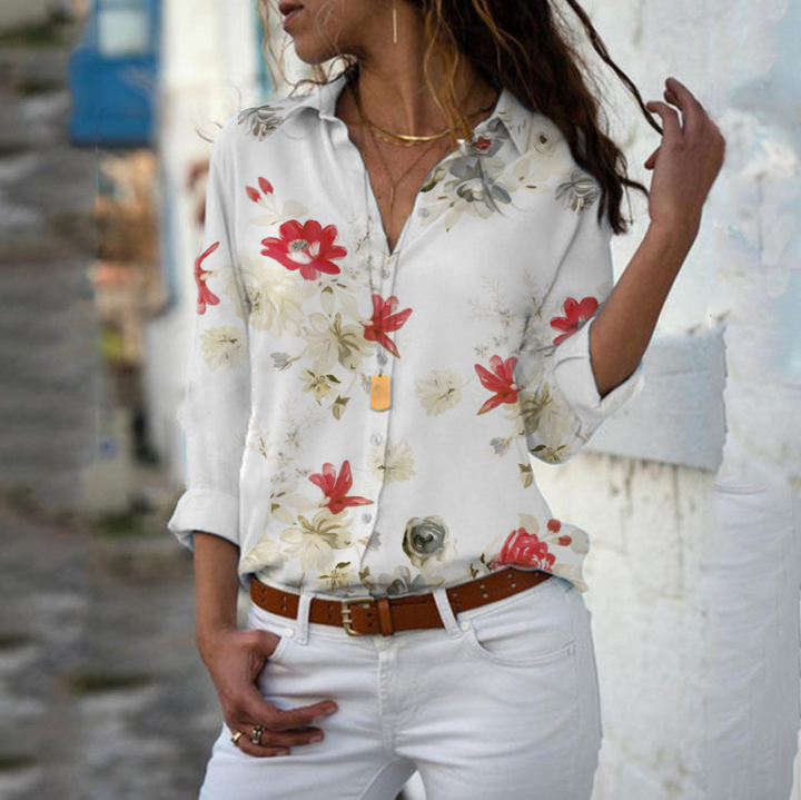 Fay blomsterbluse | En sommerlig og glad bluse til damer