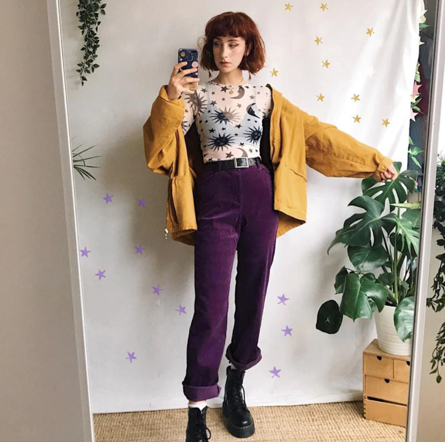Moonvibe Pullover | Pullover mit transparentem Mesh und besonderem Muster