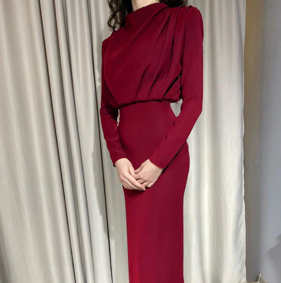 Long-sleeved autumn dress