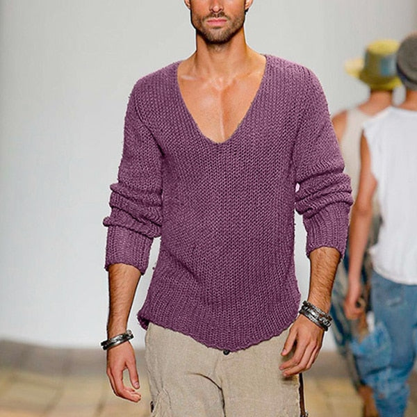 Victor V-Pullover | Casual and summery pullover with deep neckline